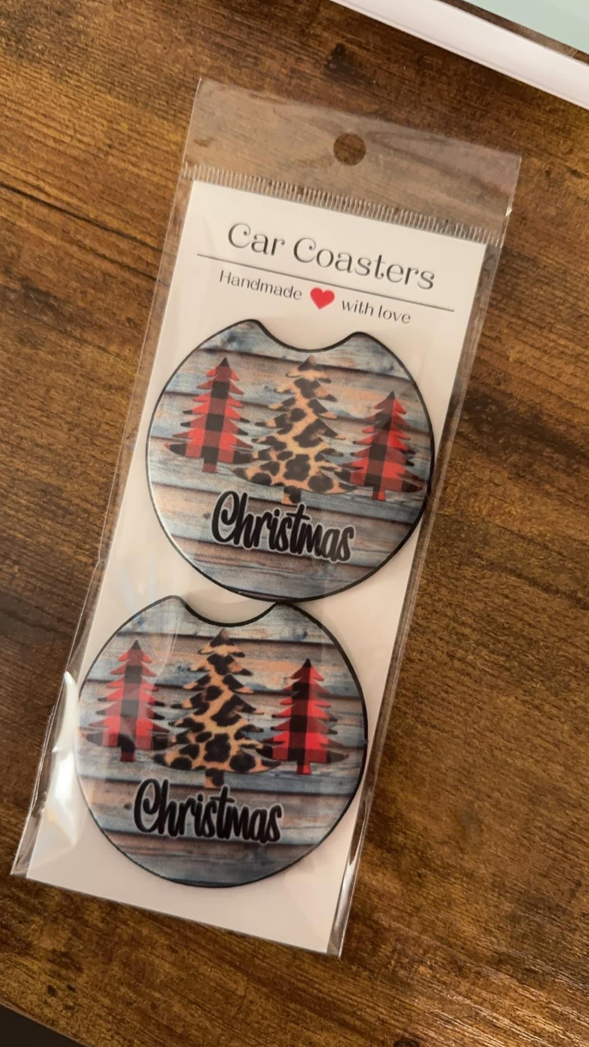 Christmas Car Coasters